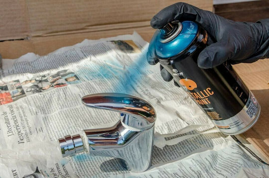 Montana Colors Σπρέι Βαφής Metallic Ακρυλικό με Μεταλλικό Εφέ Gold R-1036 400ml