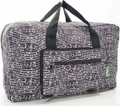 Eco Chic Foldable Holdall Sack Voyage 30lt Black L50xW20xH29cm