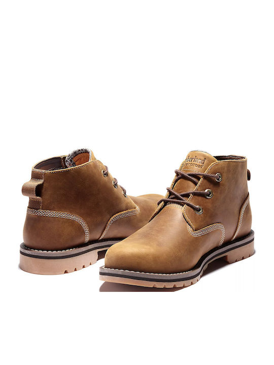 Larchmont II WP Leather Brown Men's Boots Waterproof Anatomical