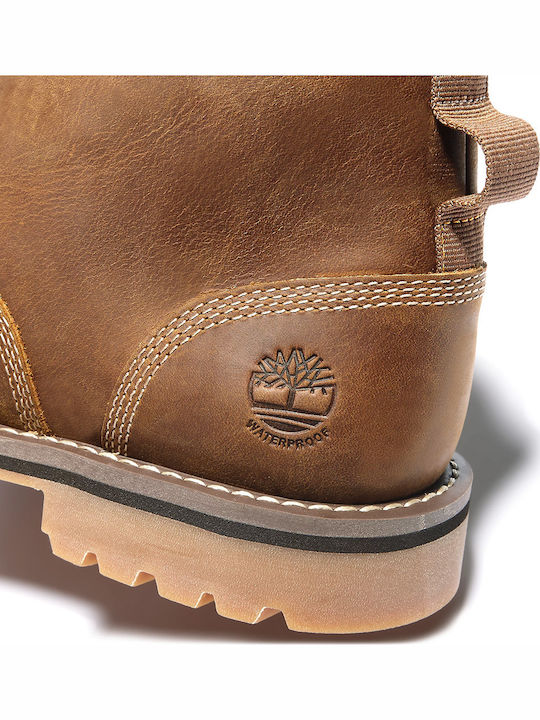 Larchmont II WP Leather Brown Men's Boots Waterproof Anatomical