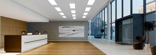 Ledvance Τετράγωνο Χωνευτό LED Panel 40W με Θερμό Λευκό Φως 3000K 60x60εκ.