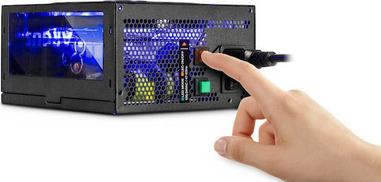 Inter-Tech Argus RGB-650W CM II 650W Черен Компютърно захранване Полумодулни 80 Plus Gold