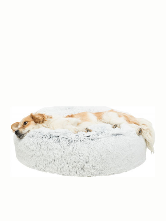 Trixie Harvey Round Пуф Легло за куче Бял 60x60см.