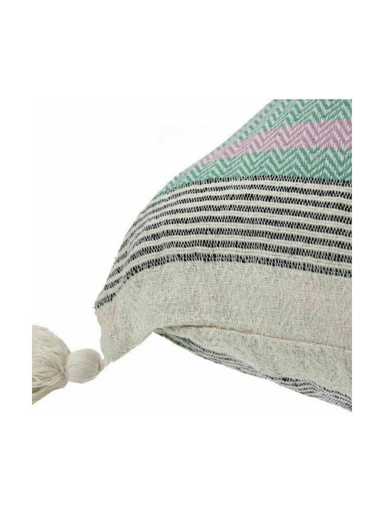 Synchronia Sofa Cushion Malabar Made of 100% Cotton Mint 50x50cm