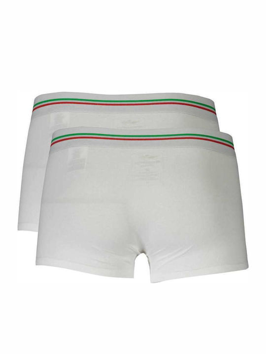 Aeronautica Militare Herren Boxershorts Weiß 2Packung