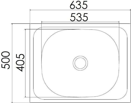 Excel Dimitra 720CMS352 Ένθετος Inox Σατινέ Μ63.5xΠ50cm Ασημί Excel Dimitra 720CMS352 Ένθετος Inox Σατινέ Μ63.5xΠ50cm Ασημί