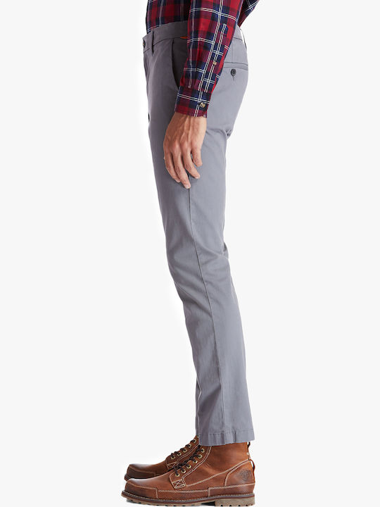 Sargent Lake Pantaloni Chino Elastic cu Croială Slim Gri