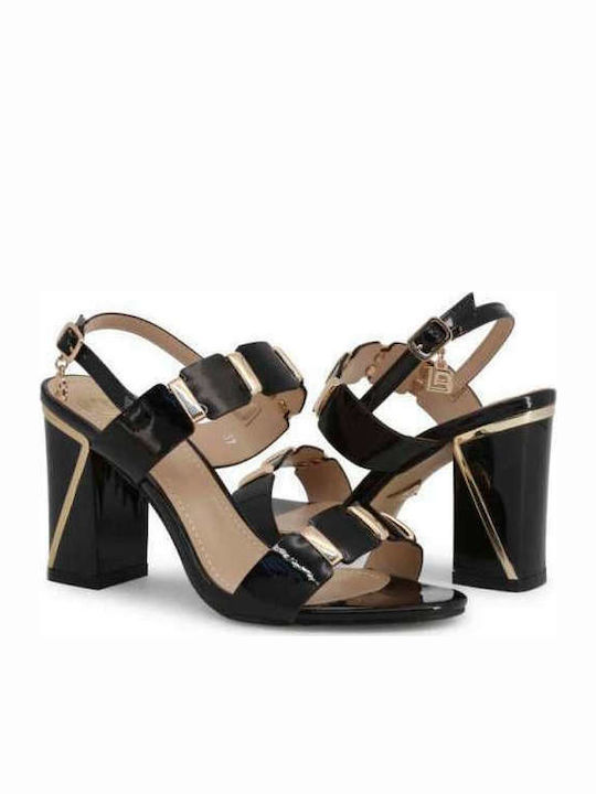 Laura Biagiotti Damen Sandalen in Schwarz Farbe