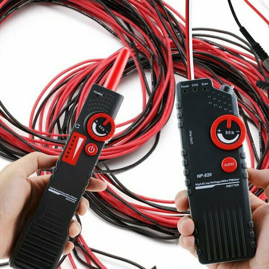 Noyafa N03NF-820 Wanddrahtdetektor Kabel mit Clips