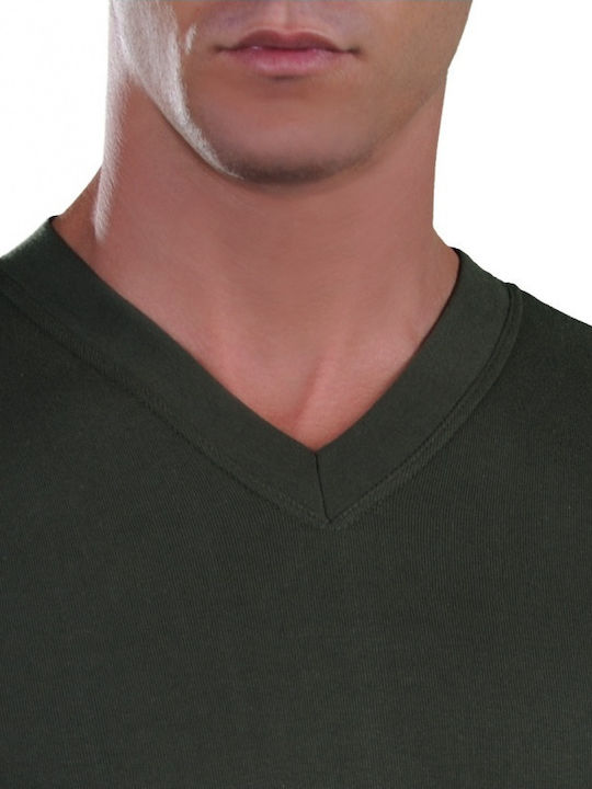 Men's Long Sleeve Undershirt Green