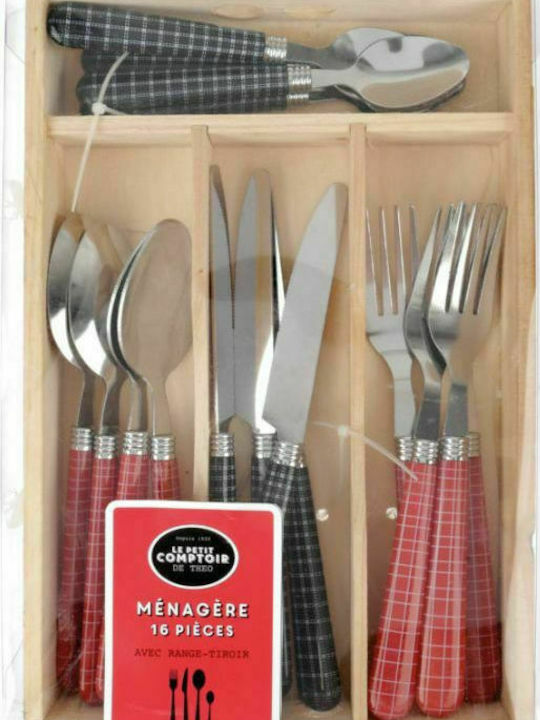 Gers Equipment Le Petit Comptoir De Theo Cutlery Set Multicolor 16pcs