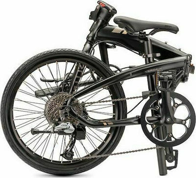 Tern Verge D9 451 20" 2021 Μαύρο Σπαστό Ποδήλατο Πόλης με Ταχύτητες και Δισκόφρενα