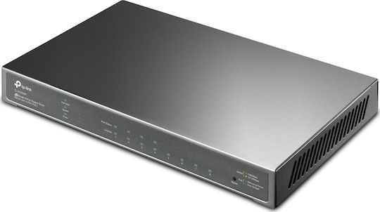 TP-LINK TL-SG2008P v1 Managed L2 PoE+ Switch με 8 Θύρες Ethernet