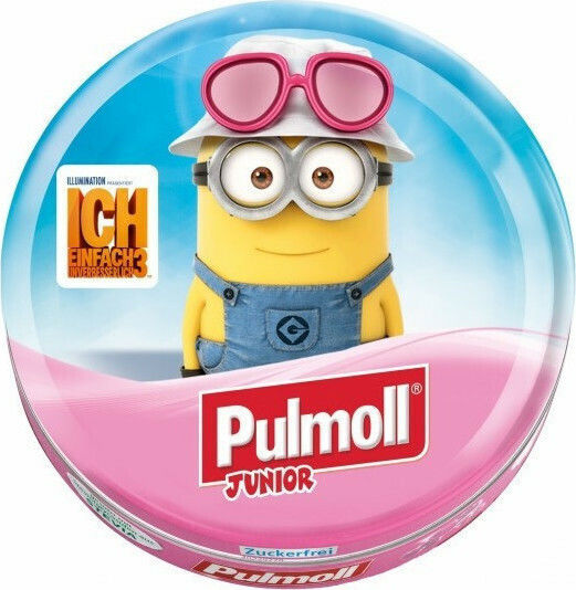 Pulmoll Junior Lozenges Raspberry, Echinacea & Vitamin C Gluten-Free Raspberry 50gr