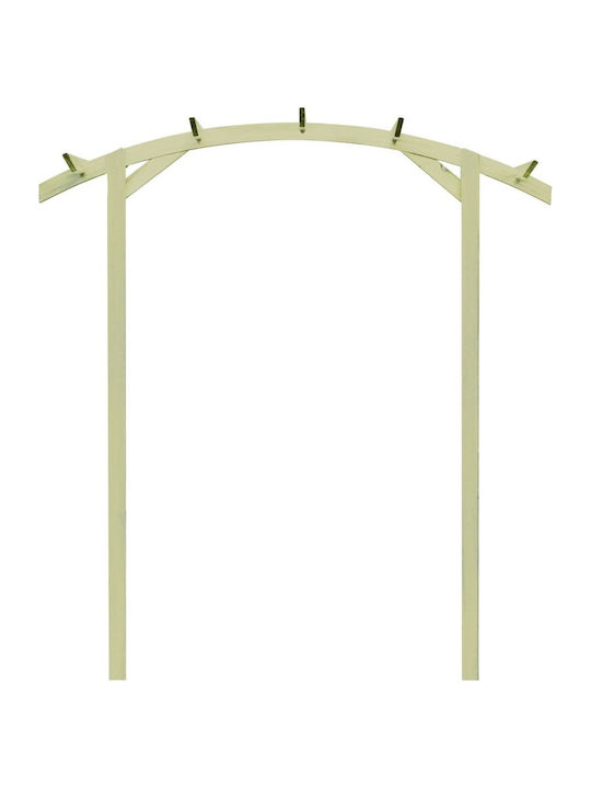 Arcadă De Grădină Din Lemn 180x40x210cm Maro 44925 Arcadă De Grădină Din Lemn 180x40x210cm Maro 44925