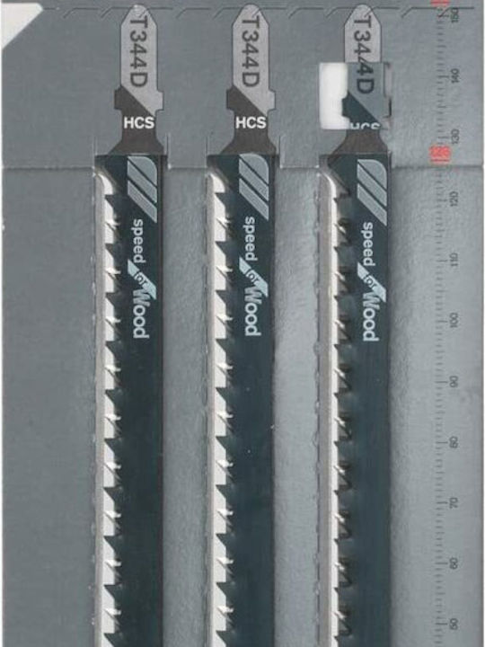 Bosch T344D Lamele pentru lemn 152mm 3buc