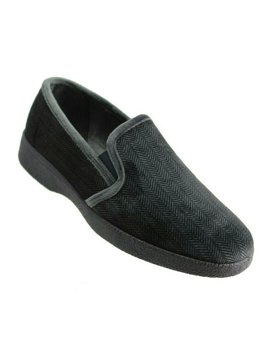 Sabino Heel Enclosed Men's Slipper Gray