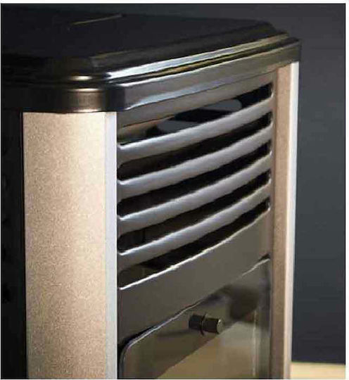 Coral Gas Manhattan Gas Heater 3000W Black 38x42x69cm