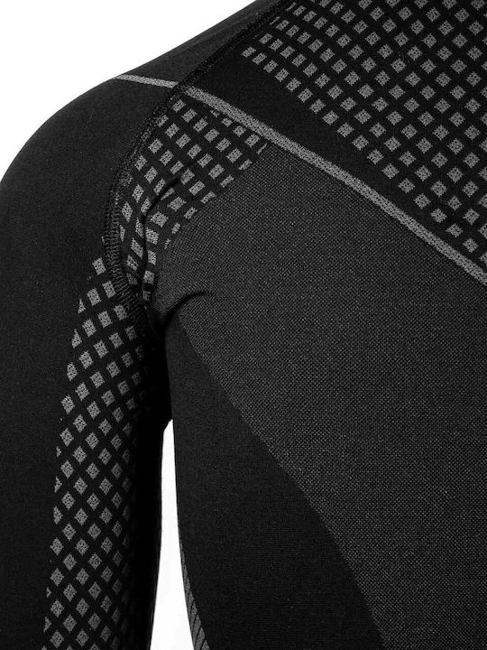 Alpinus Active Base Layer Bluza termica pentru femei cu maneci lungi Negru