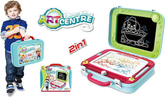 Blue Toys Πίνακας Βαλιτσάκι Διπλής Όψης Πίνακας Γράψε - Σβήσε Διπλής Όψης 28x26.5x24εκ.