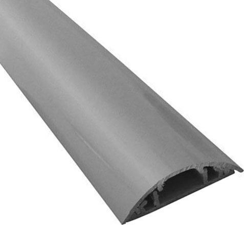 Eurolamp Κανάλι Καλωδίων Δαπέδου από Πλαστικό 50x12 Γκρι 2m