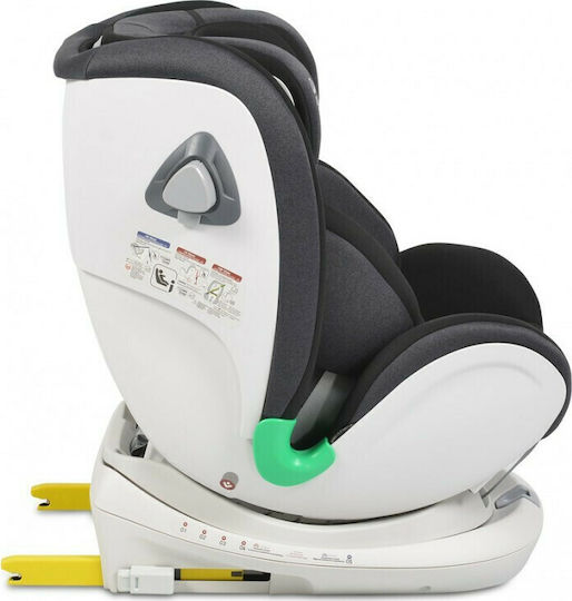 Cangaroo 0-1-2-3 Καθισματάκι Αυτοκινήτου i-Size με Isofix General Black 0-36 kg