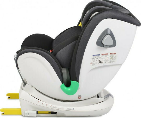 Cangaroo 0-1-2-3 Καθισματάκι Αυτοκινήτου i-Size με Isofix General Black 0-36 kg