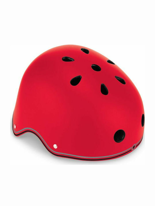 Globber Primo Lights Kids' Helmet for City Bike Red with LED Light XS/S (48-53 cm) Red