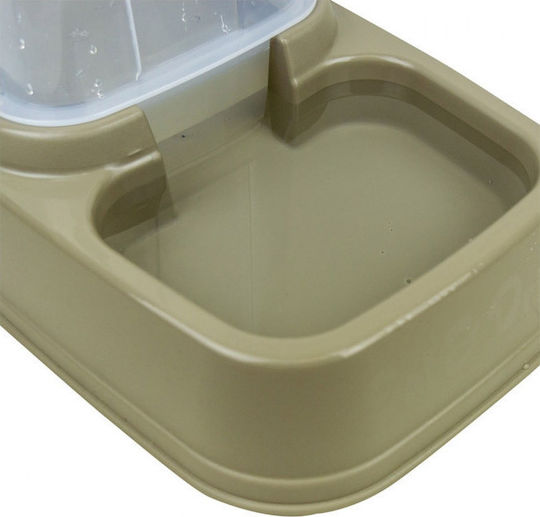 Media Wave Automatischer Kunststoff-Futter- / Trinknapf-Typ für Hund & Katze 2 x 8lt 42x25x38cm