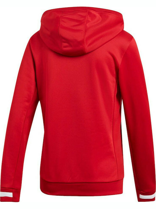 Adidas Team 19 Women's Hooded Sweatshirt Red