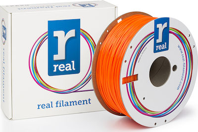 Real Filament PETG 3D-Drucker Filament 1.75mm Translucent Orange 1kg