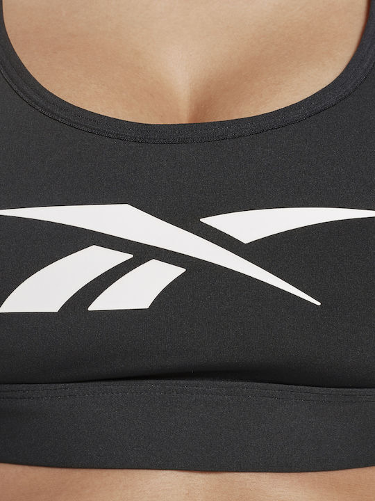 Hero Medium-Impact Racer Women's Sports Bra without Padding Black