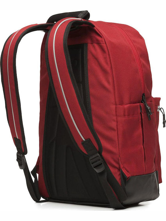 Polo Reflective School Bag Backpack Junior High-High School in Red color