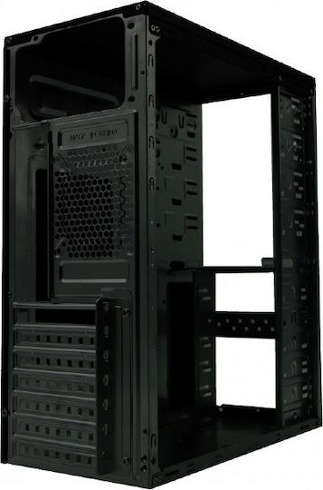 Gembird Fornax 120 Midi Tower Κουτί Υπολογιστή Μαύρο