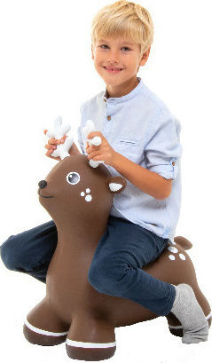 Gerardo’s Toys Hop Hop Deer for 1+ years Years Brown 18cm.
