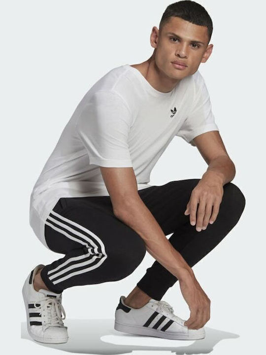 Adicolor Classics 3-Stripes Παντελόνι Φόρμας με Λάστιχο Μαύρο