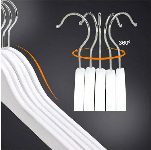 Songmics Clothes Hanger White CRW03W-50 50pcs