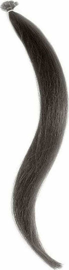 Yanni Extensions Extension Keratin with Natural Hair in Black Color 50cm 20pcs