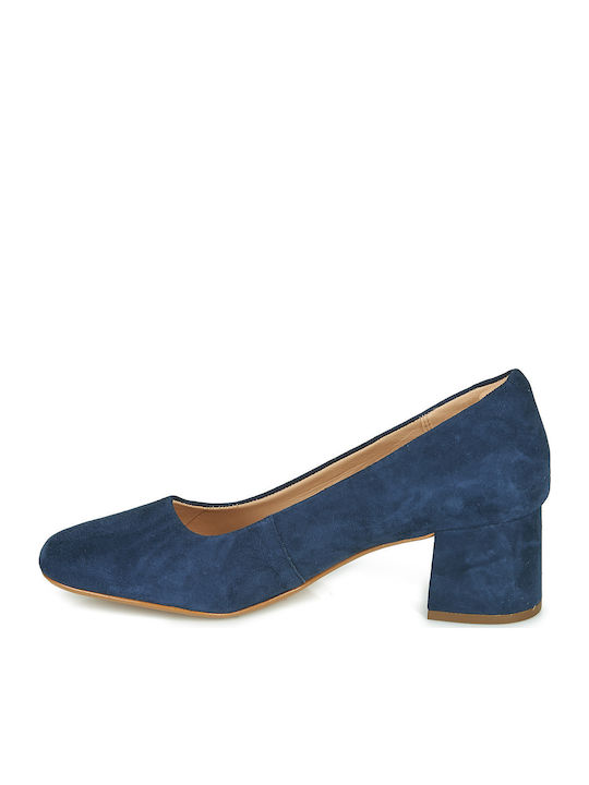 Sheer Rose 2 Suede Γόβες Navy Μπλε