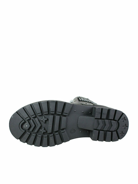 Kinderstiefel mit Reißverschluss Schwarz
