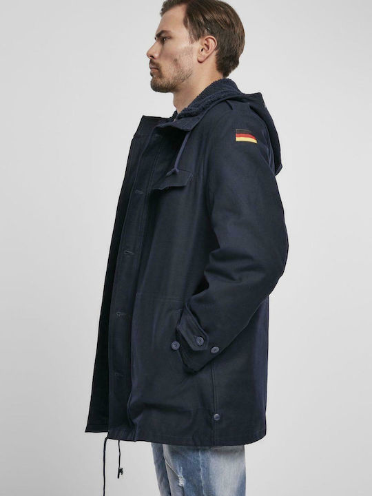 Winter Jacke Parka Marineblau