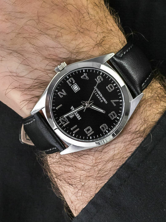Festina Classic Uhr Batterie mit Lederarmband Festina Classic Uhr Batterie mit Lederarmband
