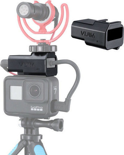Ulanzi VIJIM Microphone Mount pentru GoPro Fusion / Hero 10 / Hero 11 / Hero 11 Mini / Hero 12 / Hero 2018 / Hero 3 / Hero 3+ / Hero 4 / Hero 4 Session / Hero 5 / Hero 5 Session / Hero 6 / Hero 7 / Hero 8 / Hero 9 / Max