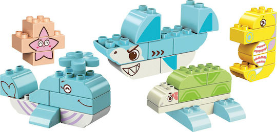 Qman Blocks Sea Creatures for 1.5-3 years Years 34pcs