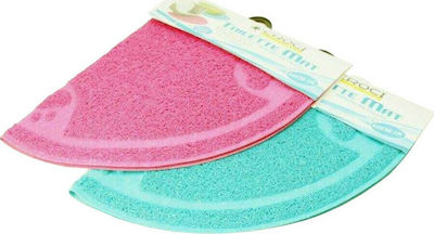 Toulette mat 60x36cm Crescent Turquoise