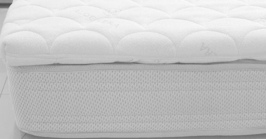 Ypnos Ανώστρωμα Memory Foam 6cm Μονό Foam με Αποσπώμενο Κάλυμμα 90x200x5εκ.