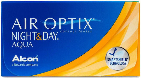 Air Optix Night & Day Aqua 3 Μηνιαίοι Φακοί Επαφής Σιλικόνης Υδρογέλης