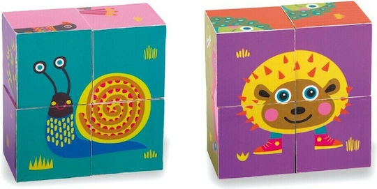 Wooden Kids Puzzle Easy Blocks Forest 4pcs (Various Designs) 1pc Oops