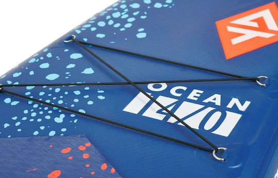 Aquatone Ocean Race 14.0" Φουσκωτή Σανίδα SUP με Μήκος 4.26m Μπλε