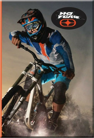No Fear Heft Geregelt B5 40 Blätter Desert Lion Eye 1Stück (Μverschiedene Designs/Farben)